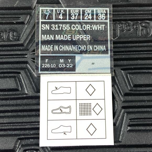 Skechers  Stars And Sparkles Thong Sandals Women's Size 7 - Picture 7 of 7